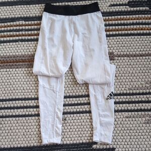 Adidas NWOT white athletic tights